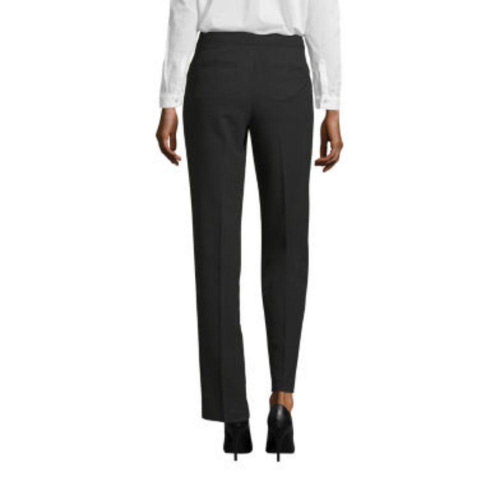 Liz Claiborne Audra Classic Straight Leg Trousers - Picture 3 of 3